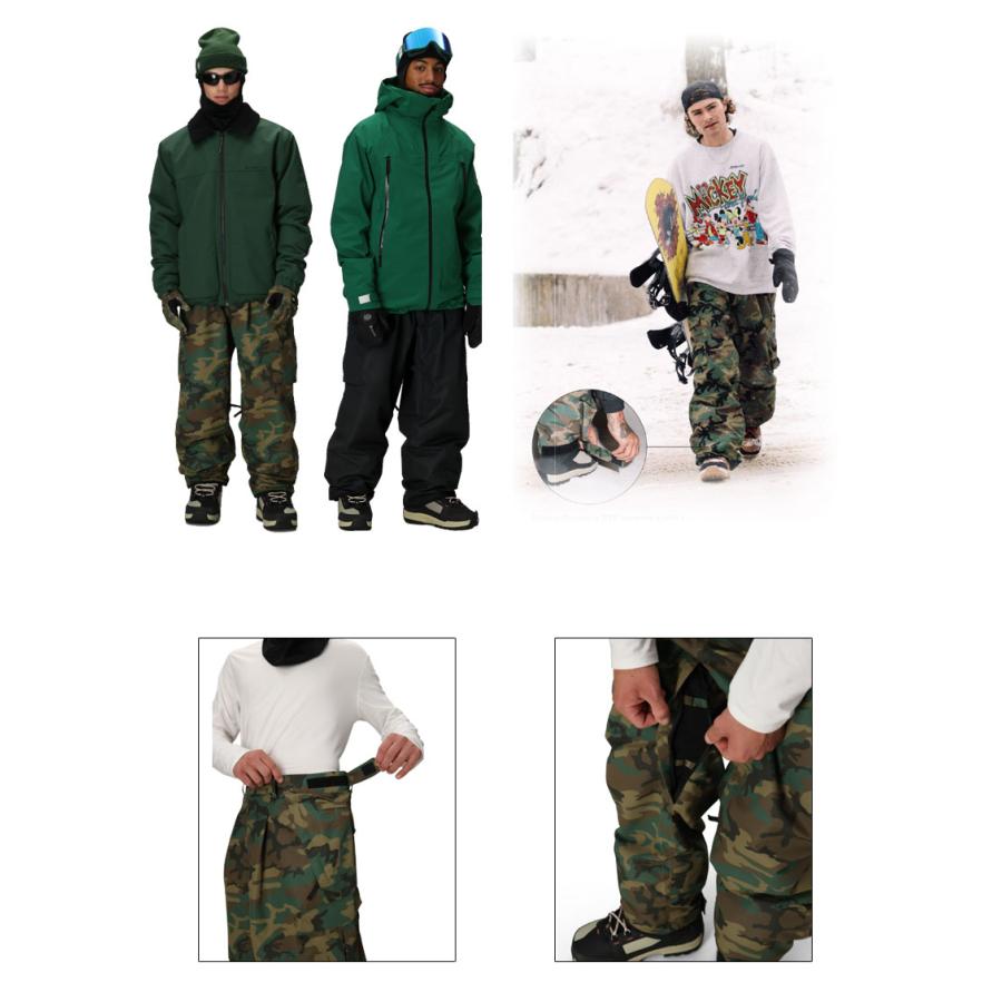 オリーブグリーン スノーボードパンツ 686 スノーボード パンツ（色：グリーン系）｜ウエア