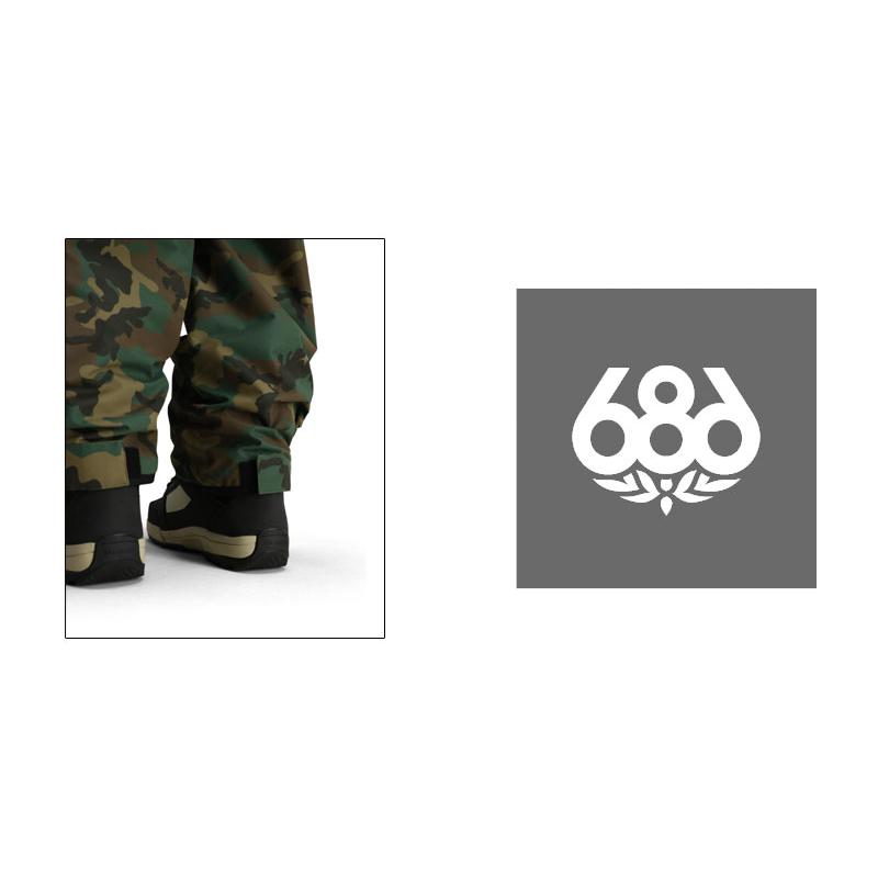 25-26 SIX EIGHT SIX/686 ESSOX CARGO pant メンズ レディース 防水