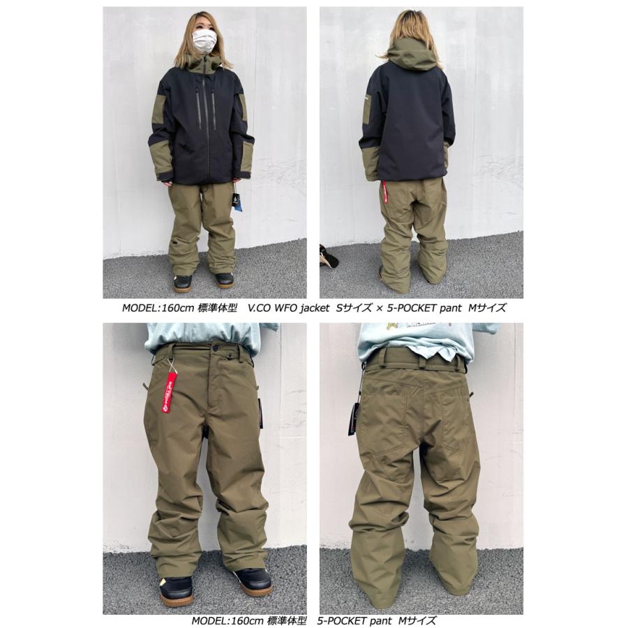 VOLCOM（ボルコム） 24-25 VOLCOM/ボルコム 5-POCKET pant 着用説明