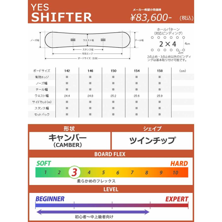 24-25 YES / イエス ロブスター SHIFTER シフター ジブトリック メンズ