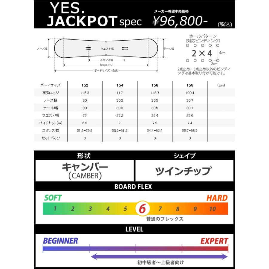 23-24 YES / イエス JACKPOT ジャックポット メンズ レディース
