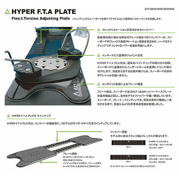 即出荷 ACT GEAR アクトギア HYPER F.T.A PLATE アルペン 即出荷 ACT GEAR アクトギア HYPER F.T.A PLATE アルペン