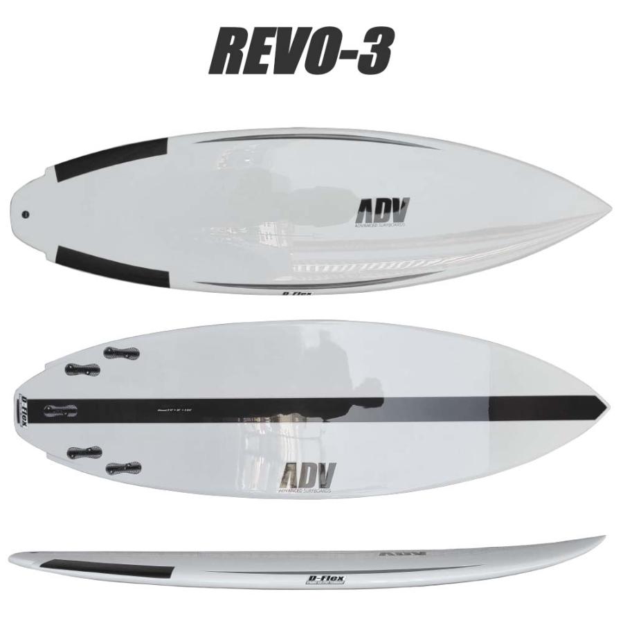 サーフボード ショートボード サーフィン アドバンス ADVANCED REVO-3 5'10 6'0 A52 A53 営業所止め 送料無料｜breakout｜03