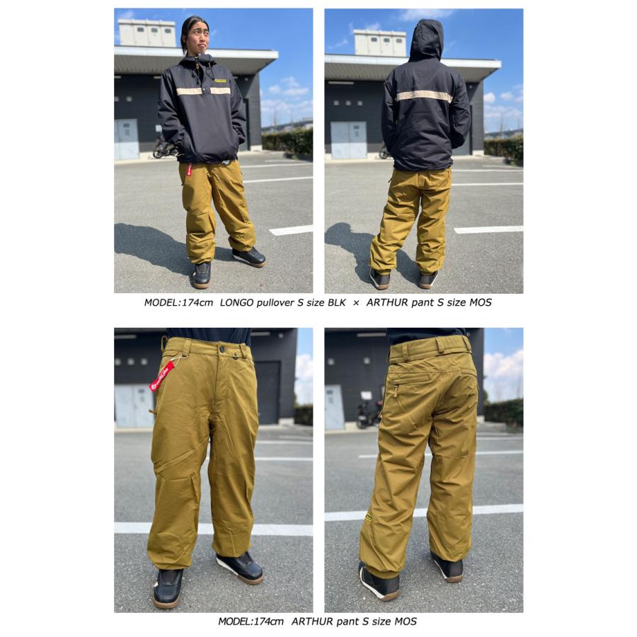 23-24 VOLCOM/ボルコム ARTHUR pant メンズ レディース 防水パンツ スノーボードウェア スノーウェアー 2024｜breakout｜09