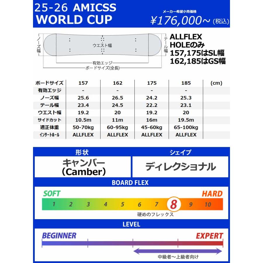 AMICSS DNA-TI 157 ブラック 157cm