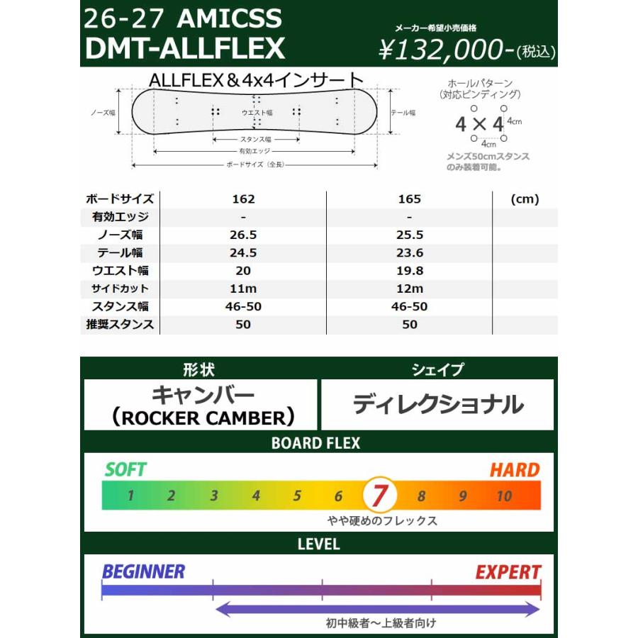 26-27 AMICSS/アミックス DMT-ALLFLEX ディーエムティー メンズ