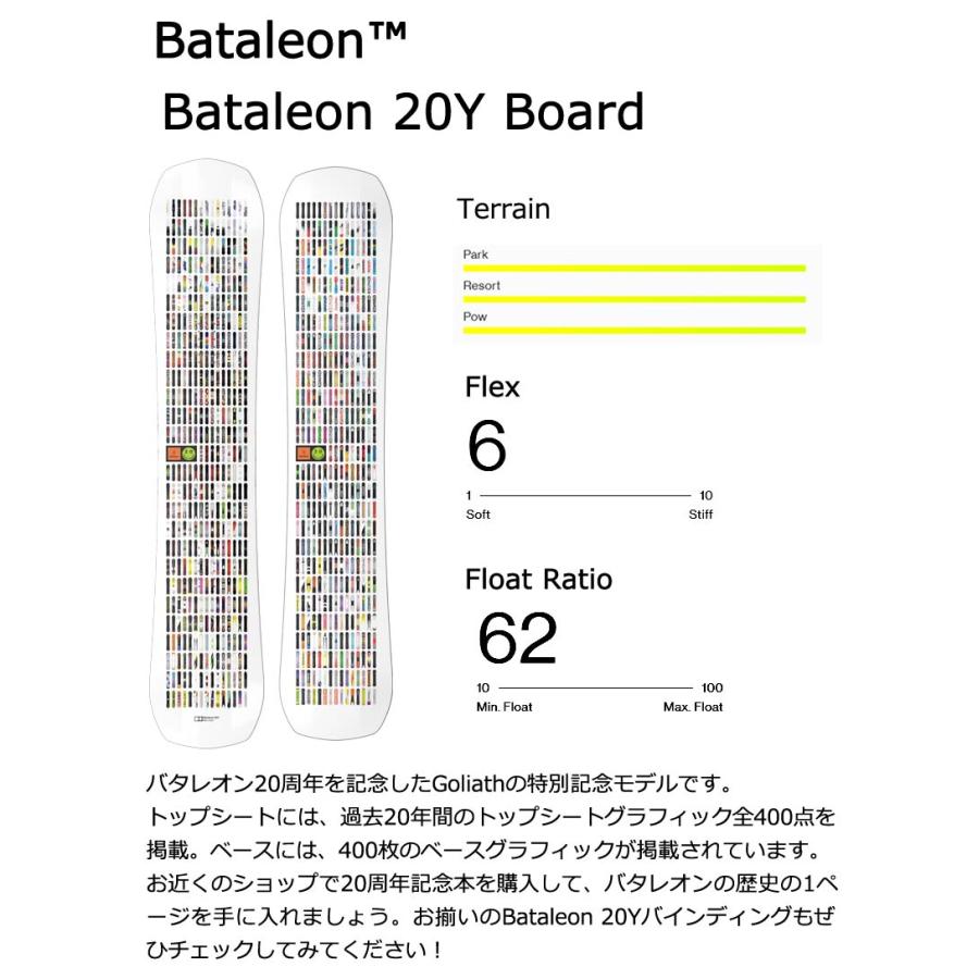 BATALEON 23-24 / バタレオン 20Y BOARD GOLIATH メンズ