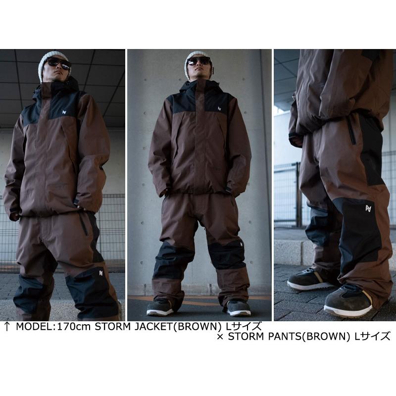 23-24 AA HARDWEAR/ダブルエー STORM PANTS ストームパンツ メンズ レディース 防水パンツ スノーボードウェア スノーウェアー 2024｜breakout｜12