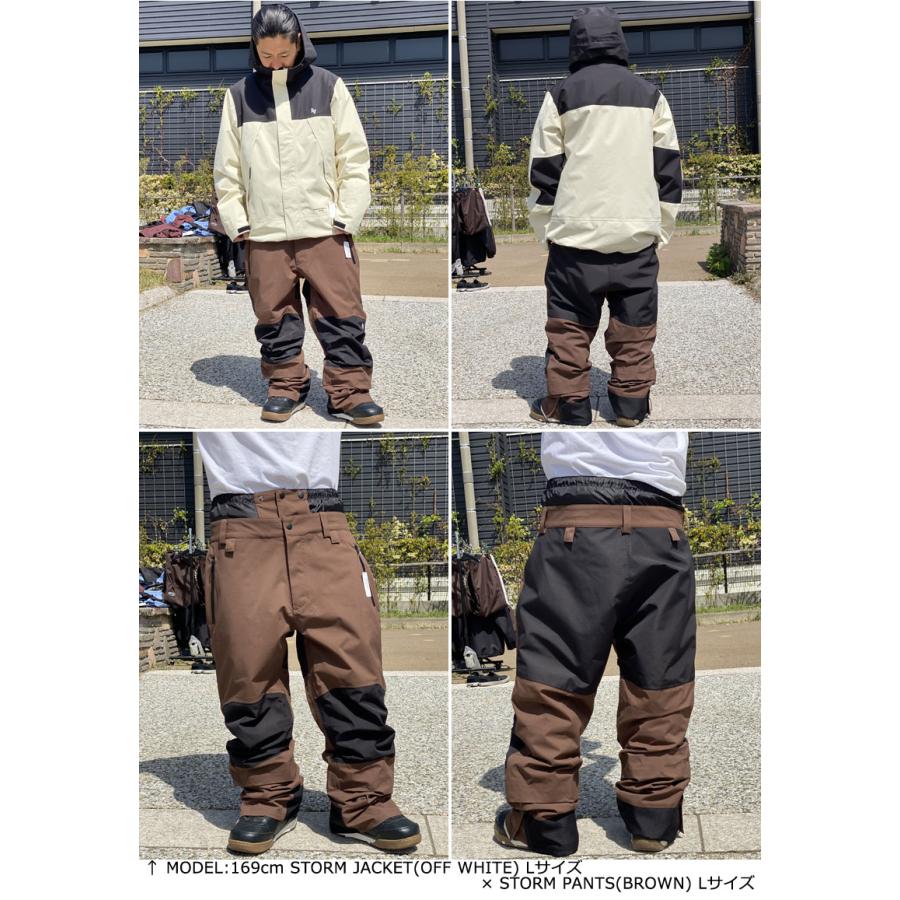 23-24 AA HARDWEAR/ダブルエー STORM PANTS ストームパンツ メンズ レディース 防水パンツ スノーボードウェア スノーウェアー 2024｜breakout｜09