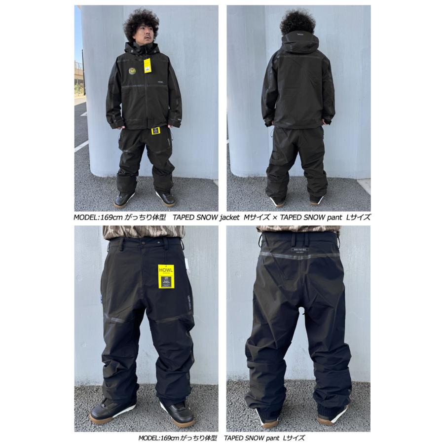 24-25 HOWL/ハウル TAPED SNOW pant メンズ レディース 防水パンツ