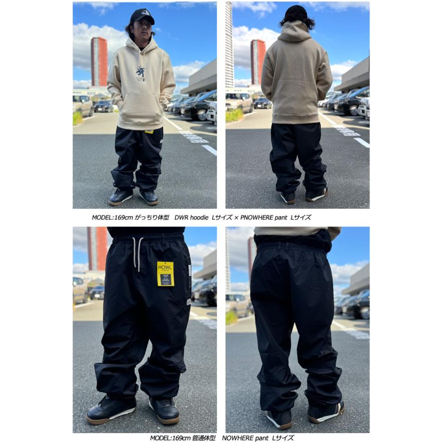 24-25 HOWL/ハウル NOWHERE pant メンズ レディース 防水パンツ
