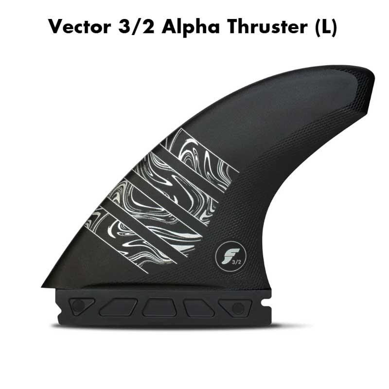 FUTURES FIN Vector 3/2 Alpha Thruster L / フューチャーズフィン ベクター アルファ スラスター フィン 3枚 サーフィン サーフボード | futures. | 01