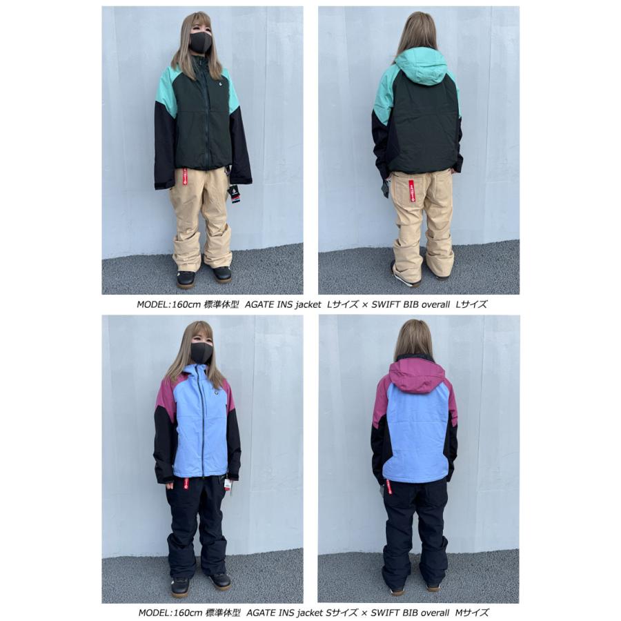 VOLCOM Ins jacket レディース用　Sサイズ VOLCOM 24-25 VOLCOM/ボルコム AGATE INS jacket レディース
