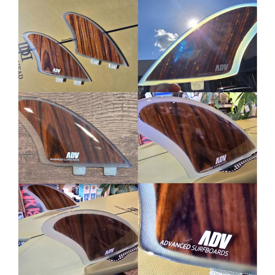 ADVANCED GLASS WOOD FIN KEEL/グラスフィン ウッド キールフィン