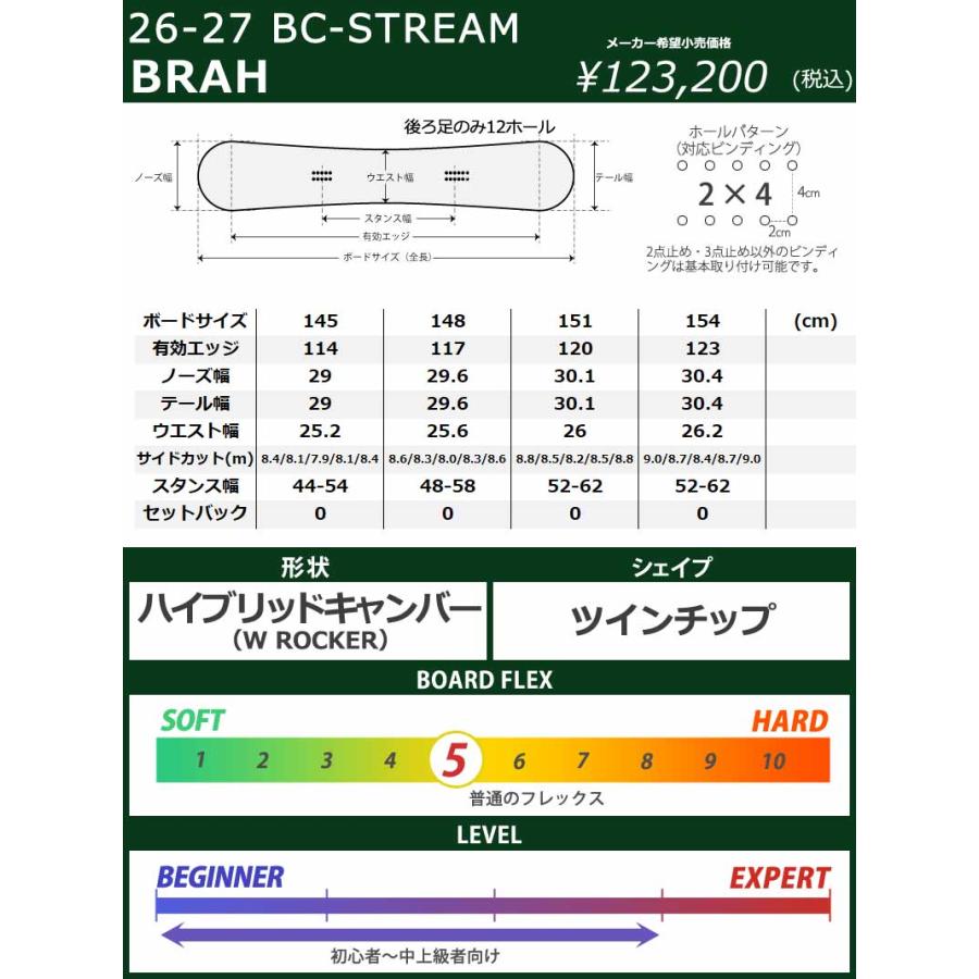26-27 BC-STREAM / ビーシーストリーム BRAH ブラフ メンズ レディース