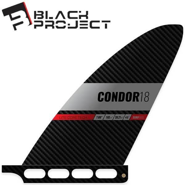 BLACK PROJECT CONDOR サップ用フィン　ブラックプロジェクト BLACK PROJECT CONDOR CARBON/ブラックプロジェクト コンドル フル