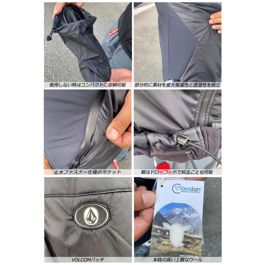 【クーポン配布中】即出荷 22-23 VOLCOM/ボルコム UTILITY PUFF vest メンズ レディース  セカンドレイヤー スノーボードウェア インナーウエア 2023 | VOLCOM | 05