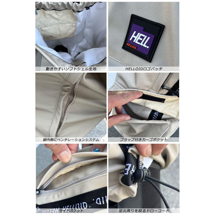 23-24 HELLOID/へロイド SOFTSHELL WIDE PANT ソフトシェル