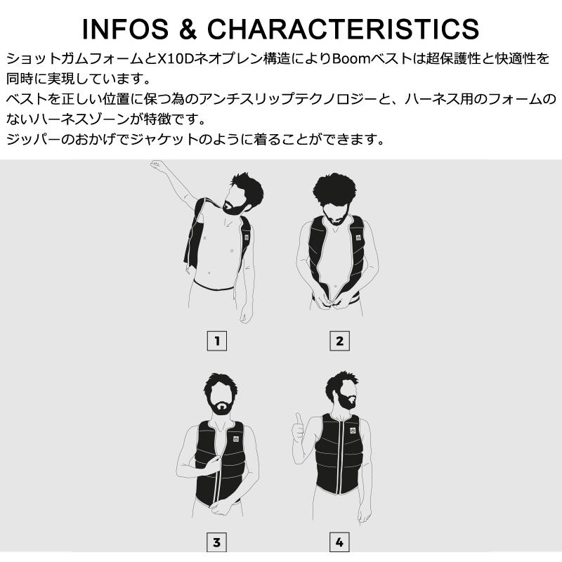 MANERA BOOM VEST BLACK マネラ ブーム ベスト インパクトベスト
