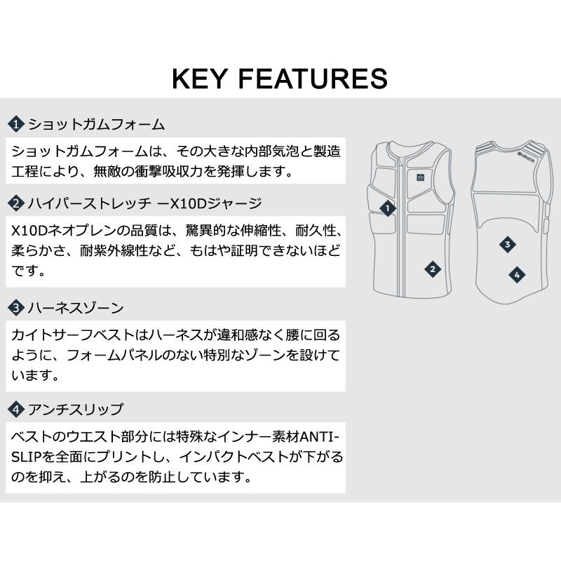 MANERA BOOM VEST BLACK マネラ ブーム ベスト インパクトベスト