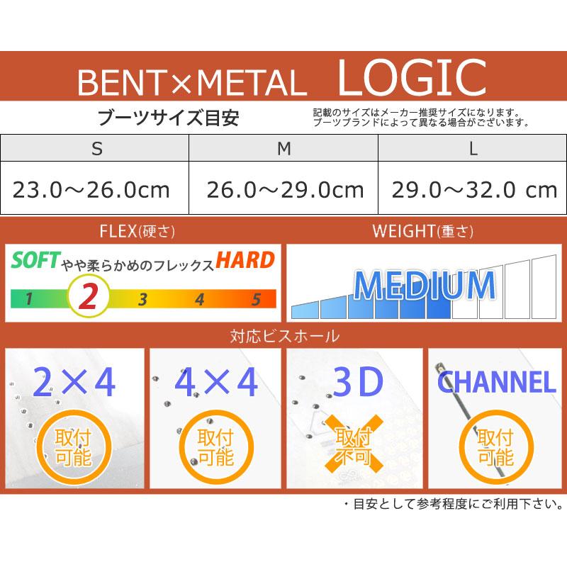 24-25 BENTMETAL/ベントメタル LOGIC ロジック メンズ ビンディング