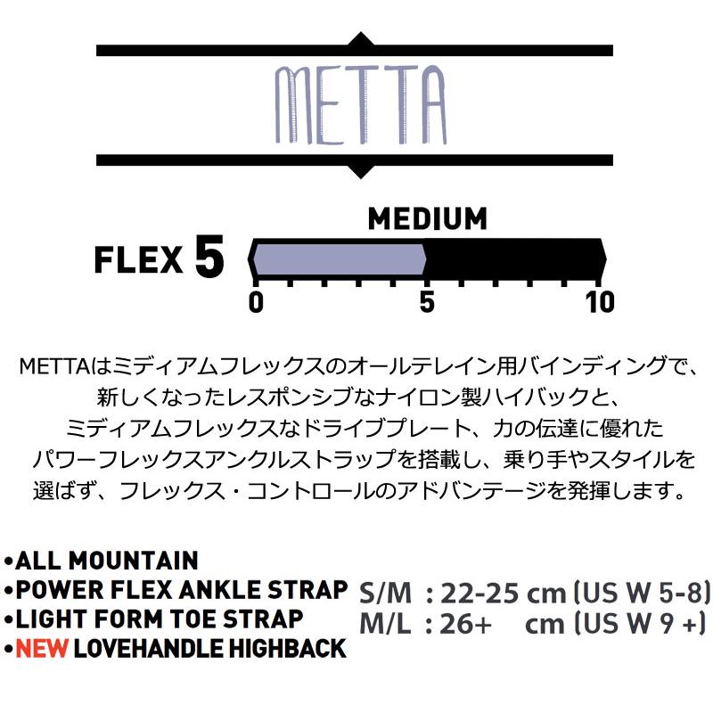 24-25 BENTMETAL/ベントメタル METTA メッタ レディース ビンディング
