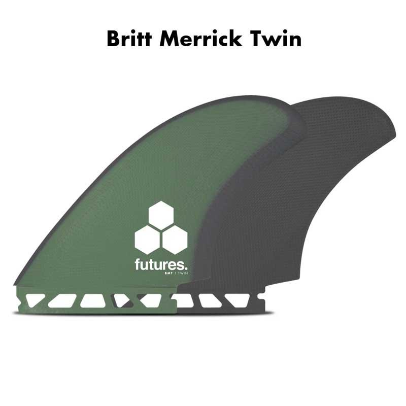 FUTURES FIN Britt Merrick Twin / フューチャーズフィン ブリット・メリック・ツイン フィン 2枚 サーフィン サーフボード | futures. | 01