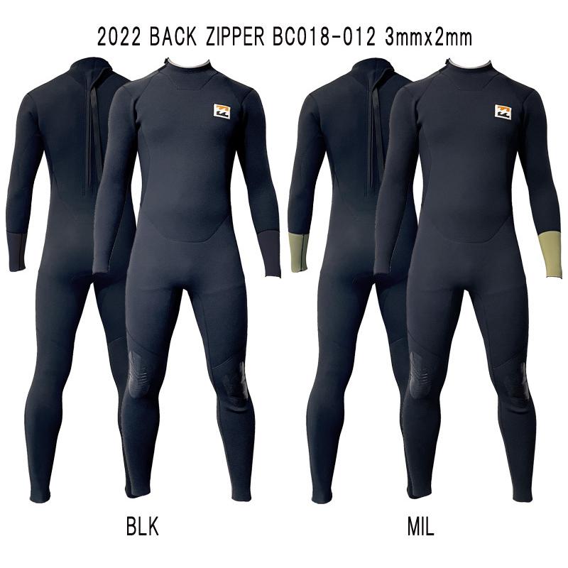 BILLABONG 2022 BACK ZIPPER / ビラボン バックジッパー 3×2 BC018-012