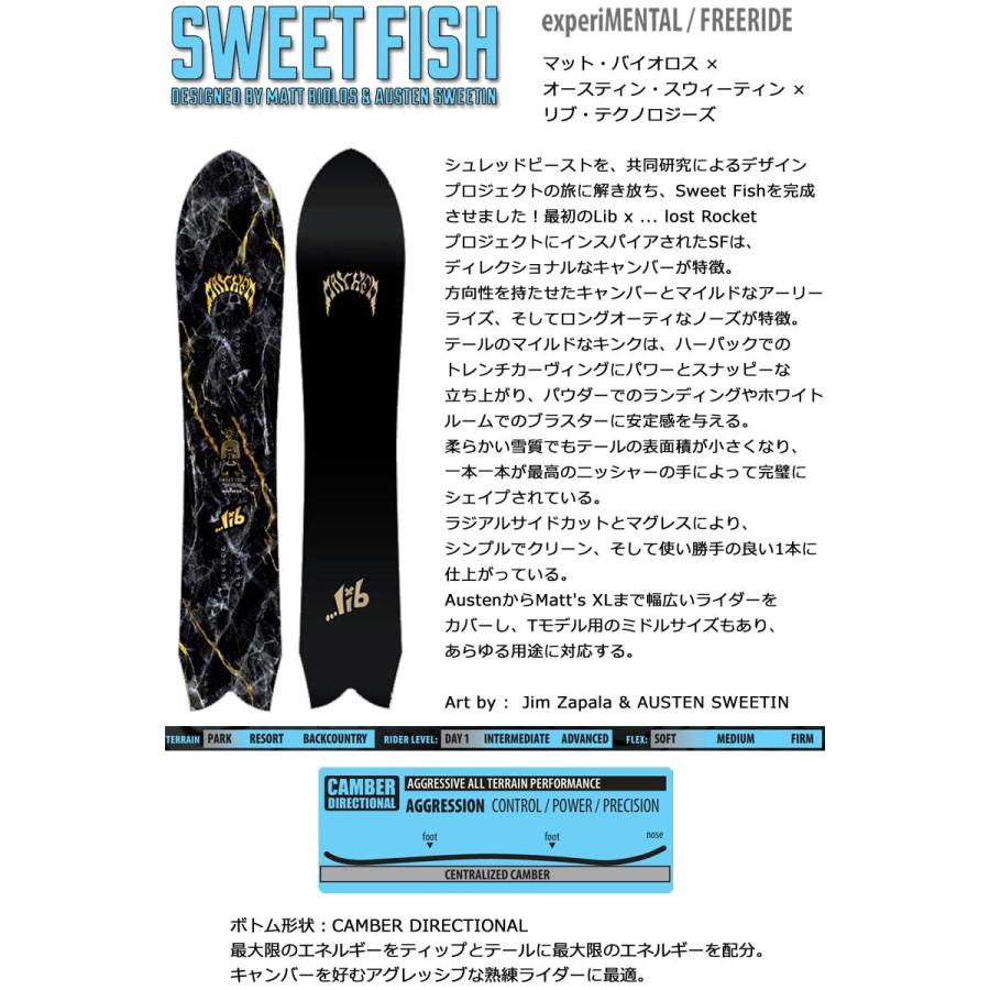 26-27 LIB TECH/リブテック SWEET FISH スイートフィッシュ メンズ