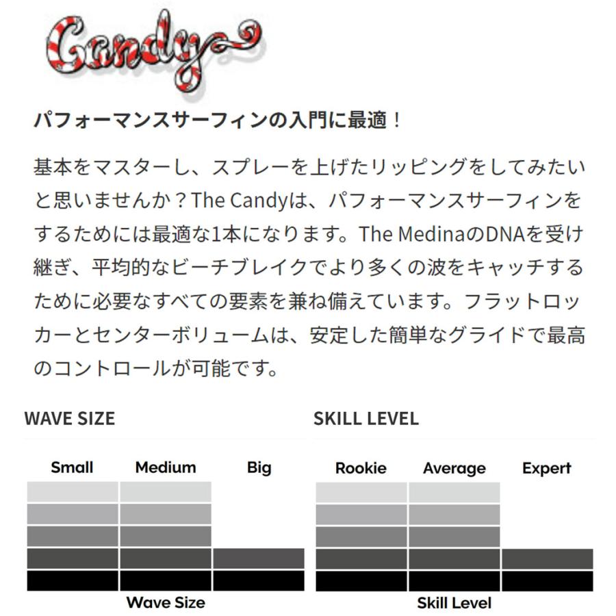 営業所止め CABIANCA / カビアンカ CANDY キャンディー サーフボード ショートボード サーフィン 送料無料 |  | 07