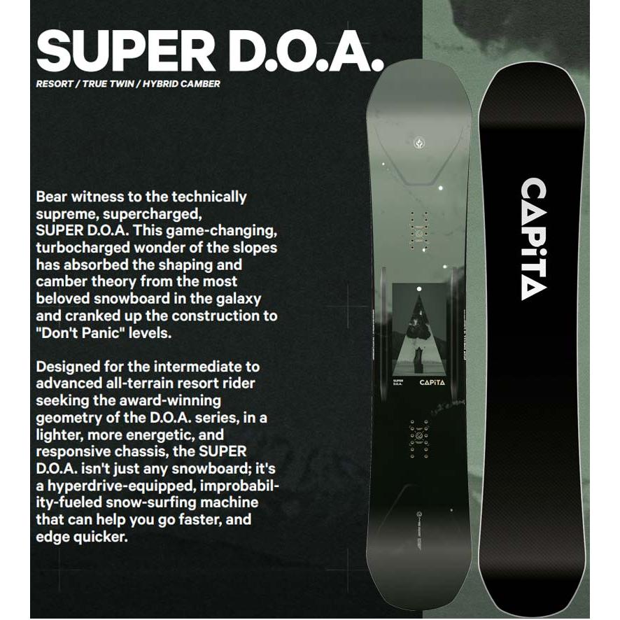 【新品未使用】24-25モデル CAPITA DOA 150cm 24-25モデル. CAPITA . 『 DOA 』. キャピタ . ディーオーエー
