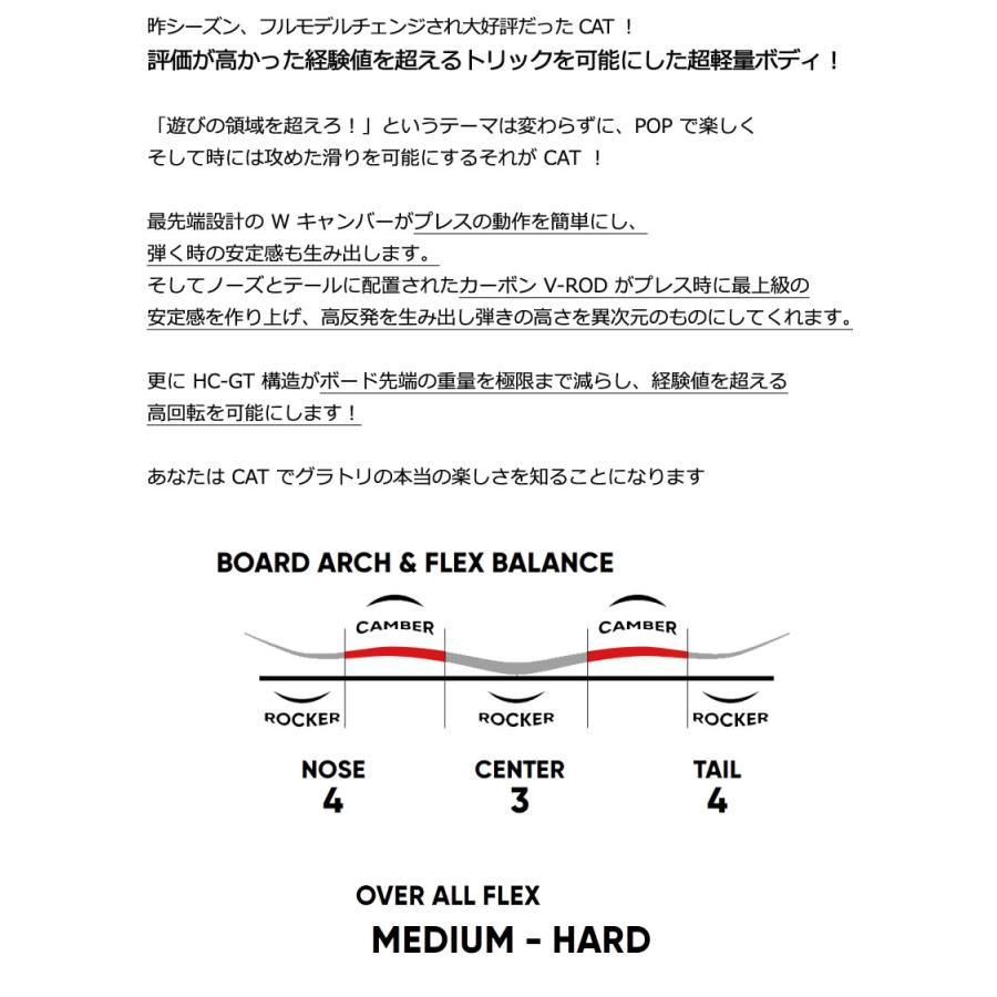 25-26 FNTC/エフエヌティーシー CAT シーエーティー メンズ レディース スノーボード スノボー先生 グラトリ 板 2026 | FNTC | 10