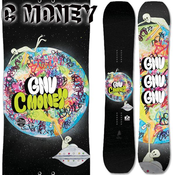 25-26 GNU/グヌー C-MONEY マネー メンズ レディース スノーボード グラトリ ジブ 板 2026 型落ち | 
