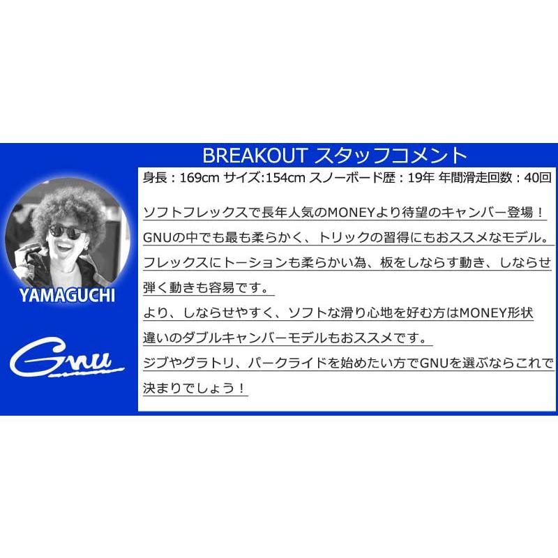 25-26 GNU/グヌー C-MONEY マネー メンズ レディース スノーボード グラトリ ジブ 板 2026 型落ち |  | 06