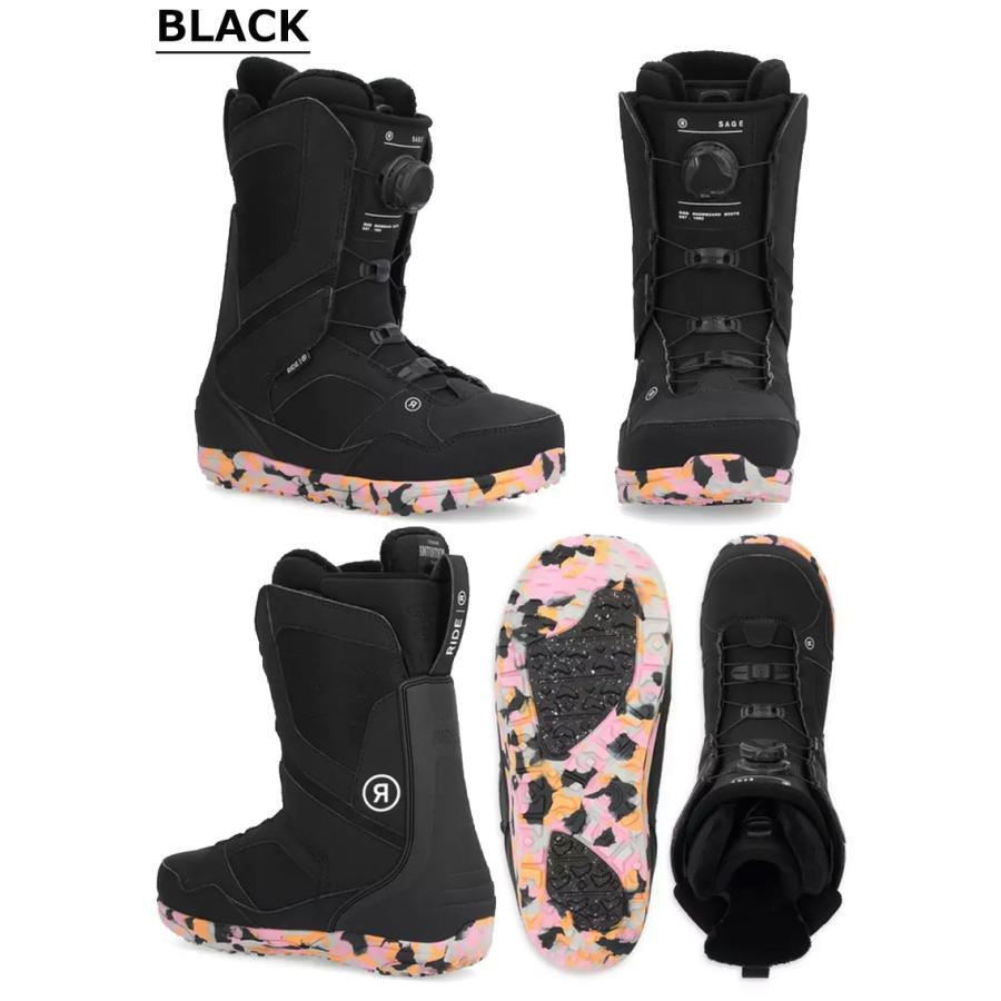 24-25 RIDE/ライド SAGE セージ レディース ブーツ ボア BOA 熱成型対応 スノーボード 2025 |  | 03