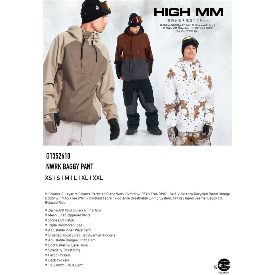 VOLCOM（ボルコム） 25-26 VOLCOM/ボルコム NWRK BAGGY pant メンズ