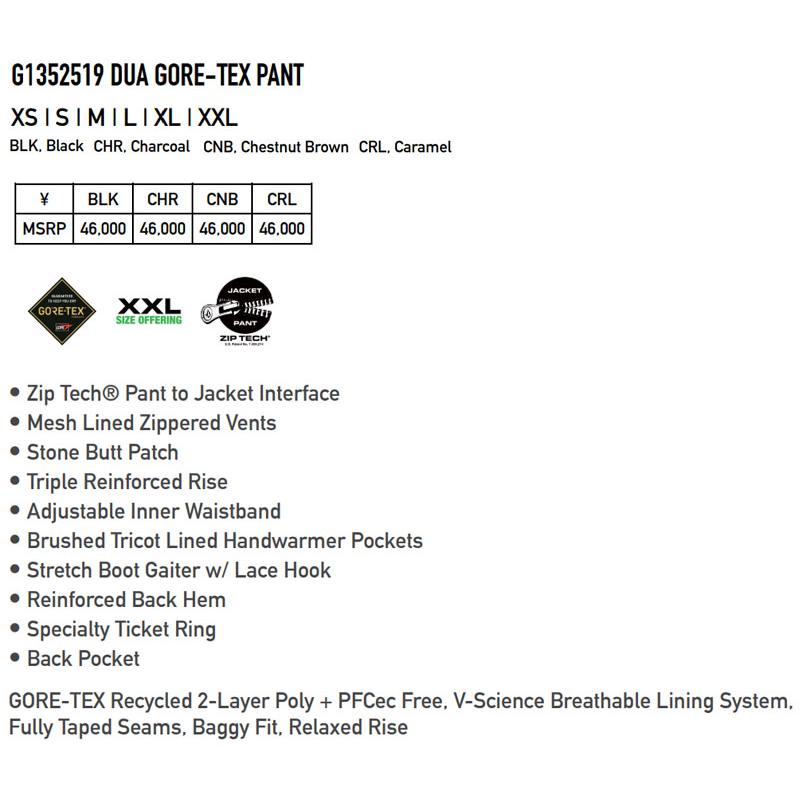 VOLCOM（ボルコム） 24-25 VOLCOM/ボルコム DUA GORE-TEX pant 着用