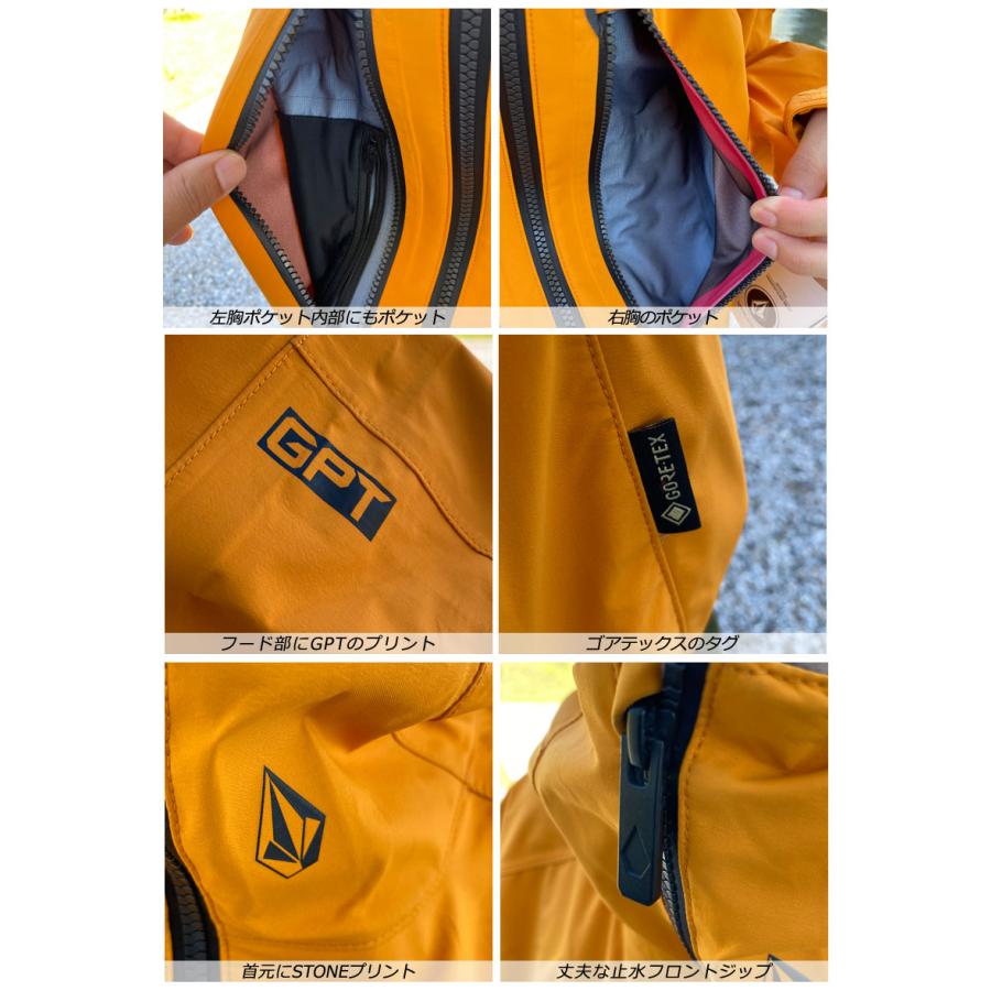 23-24 VOLCOM/ボルコム GUIDE GORE-TEX jacket メンズ レディース 防水ゴアテックスジャケット スノーボードウェア スノーウェアー 2024 | VOLCOM | 12
