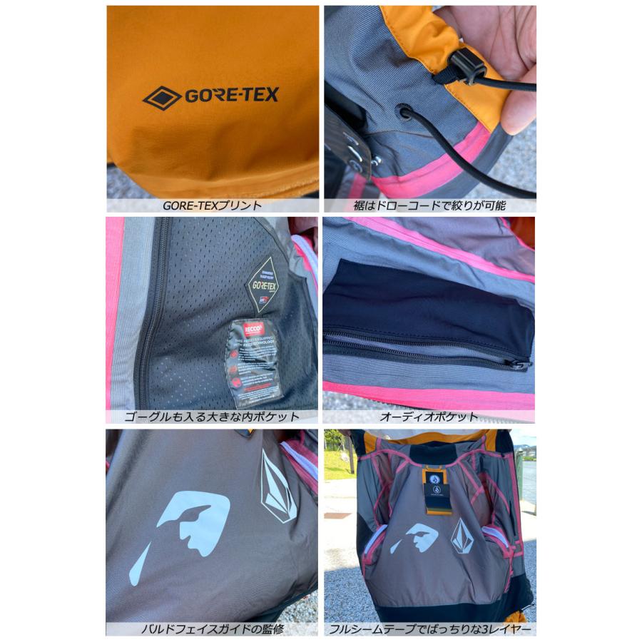 23-24 VOLCOM/ボルコム GUIDE GORE-TEX jacket メンズ レディース 防水ゴアテックスジャケット スノーボードウェア スノーウェアー 2024 | VOLCOM | 13