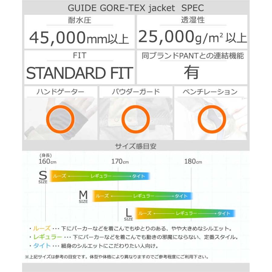 23-24 VOLCOM/ボルコム GUIDE GORE-TEX jacket メンズ レディース 防水ゴアテックスジャケット スノーボードウェア スノーウェアー 2024 | VOLCOM | 14