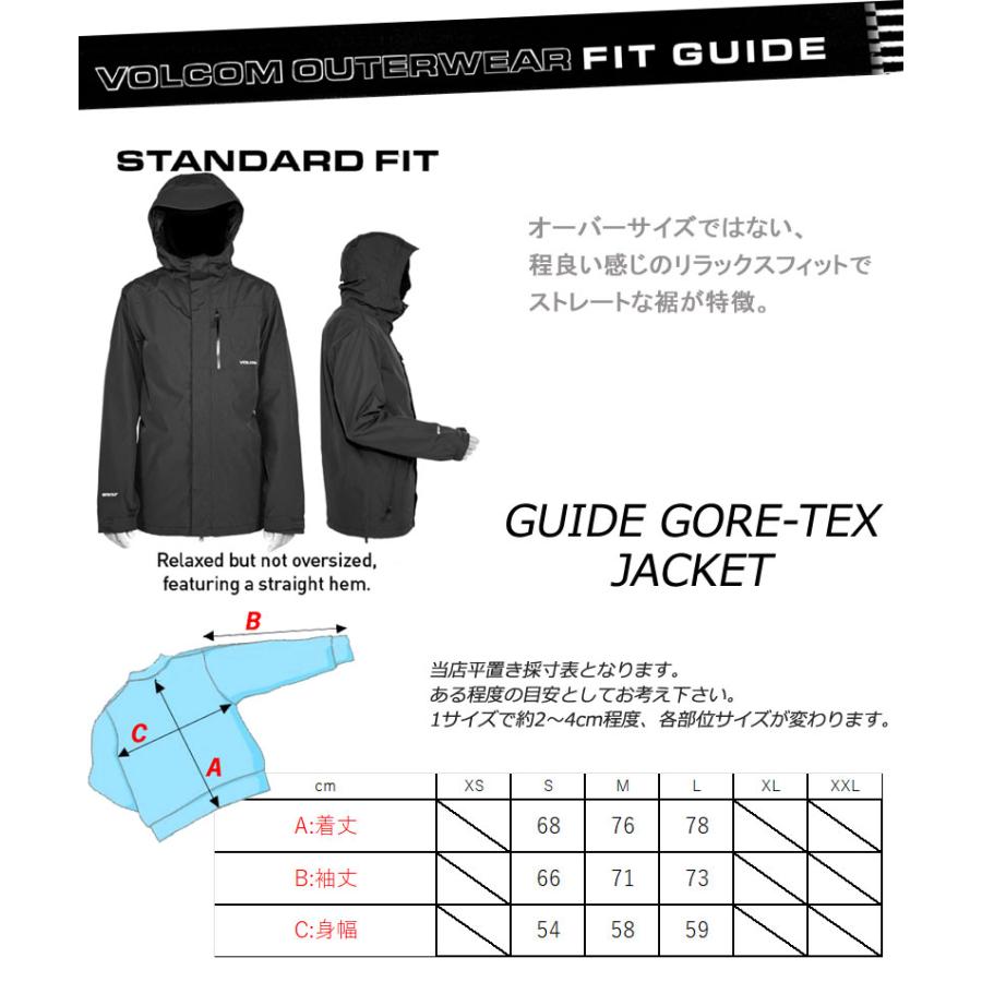 スノーボード VOLCOM GUIDE VOLCOM 23-24 VOLCOM/ボルコム GUIDE GORE-TEX jacket メンズ