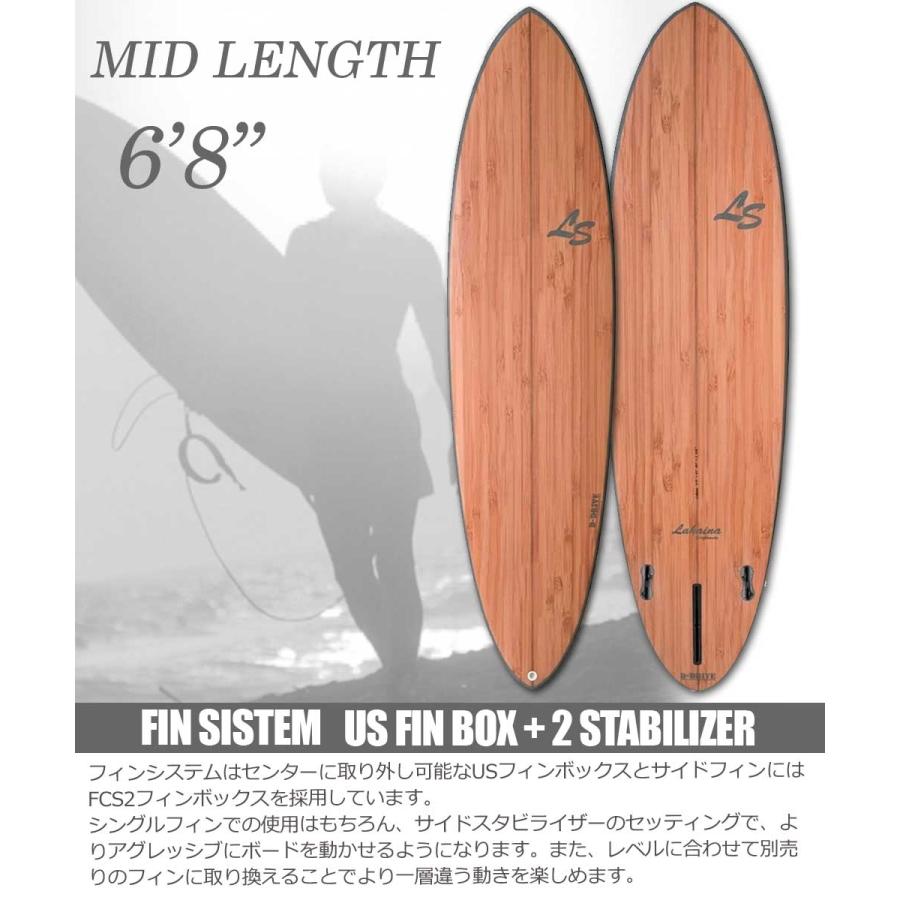 サーフボード ラハイナ LAHAINA 6'8 L29 ファンボード ミッドレングス