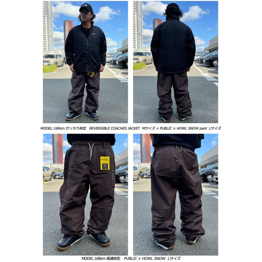 24-25 HOWL/ハウル PUBLIC × HOWL SNOW pant メンズ レディース