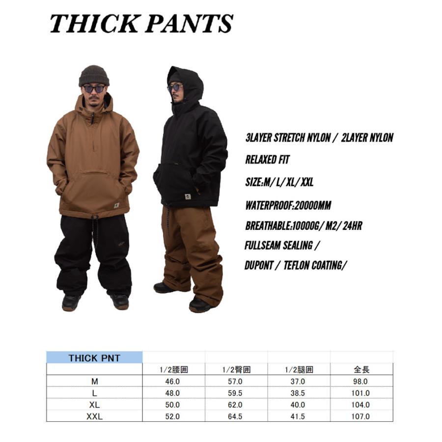 【新品】NOMADIK THICK PNT スノーボードパンツ25-26 NOMADIK ノマディック THICK PNT スノーボード ウェア パンツ ユニ スノーボード