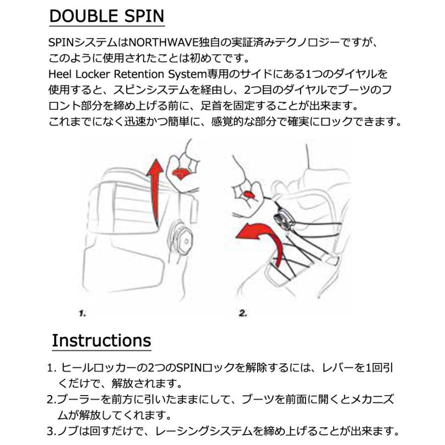 即出荷 22-23 NORTHWAVE / ノースウェーブ DOMAIN 2SPIN ドメインツースピン ブーツ メンズ レディース スノーボード 2023 | NORTHWAVE | 03