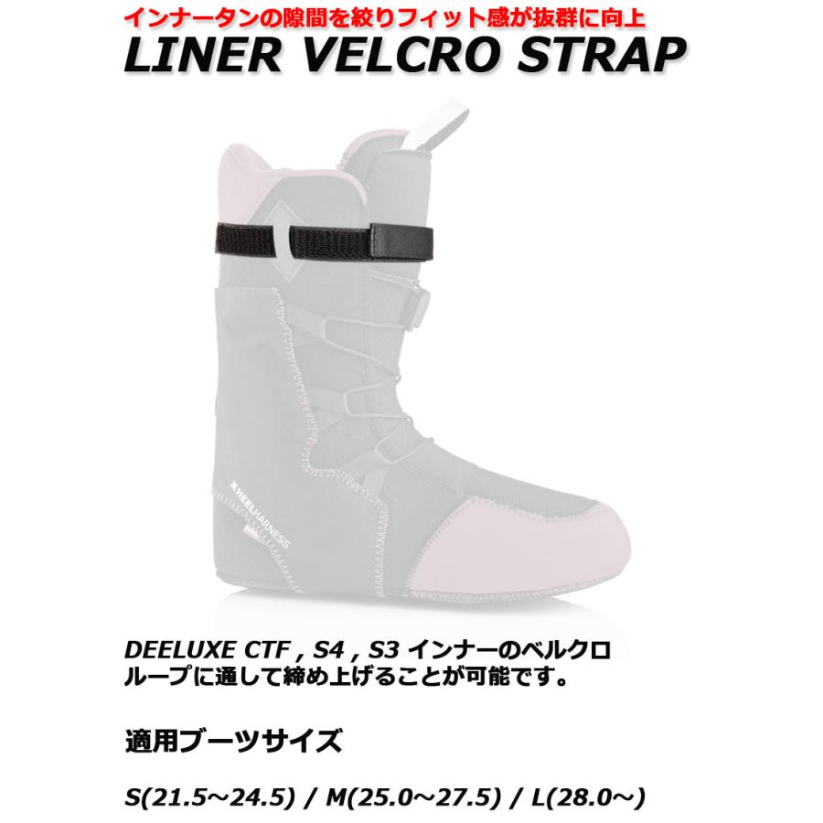 DEELUXE（ディーラックス） LINER VELCRO STRAP インナーパワー