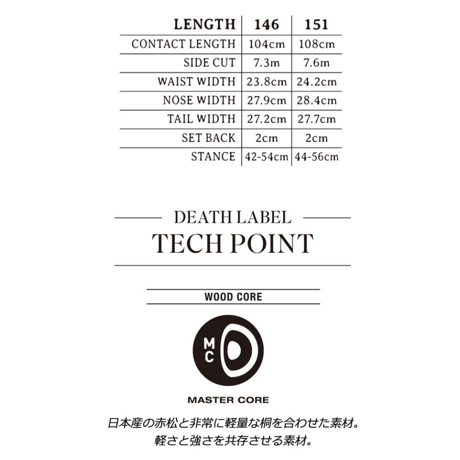 25-26 DEATH LABEL/デスレーベル RAT RACER ラットレーサーレディース スノーボード パウダー 板 2026 型落ち |  | 02