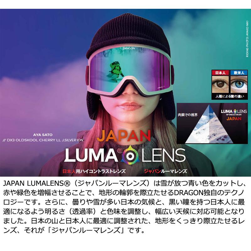 スキー・スノーボードアクセサリー DORAGON PXV LUMA LENS JAPAN FIT ドラゴン（DRAGON） 26-27 DRAGON/ドラゴン PXV ジャパンルーマレンズ