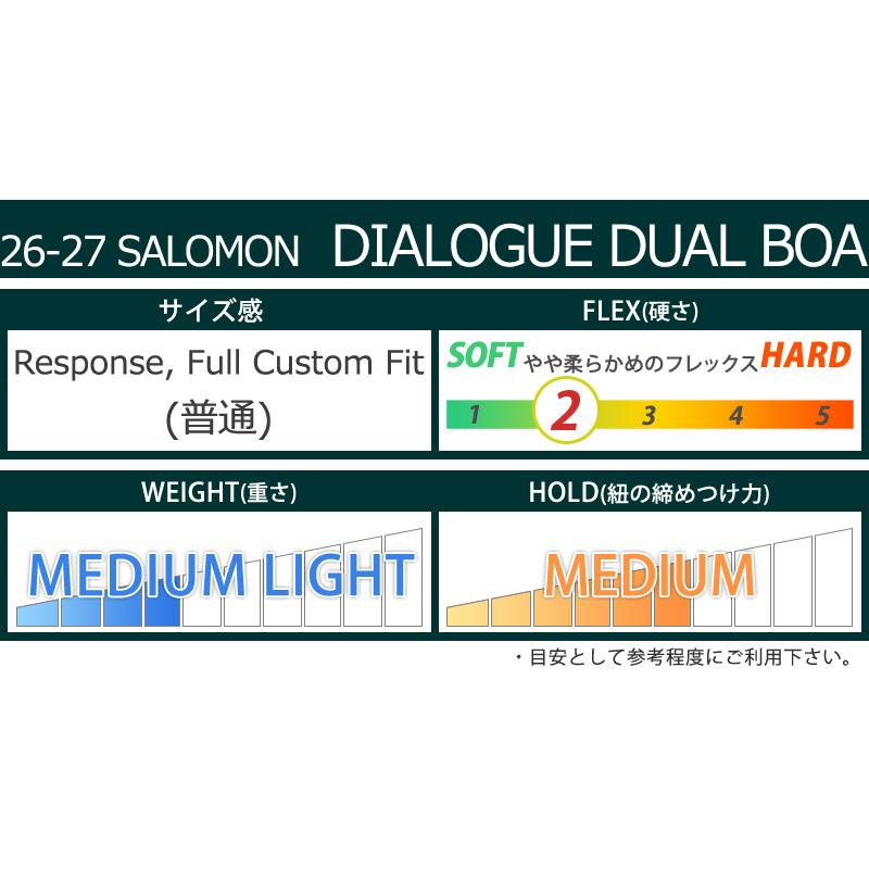 SALOMON（サロモン） 26-27 SALOMON/サロモン DIALOGUE DUAL BOA
