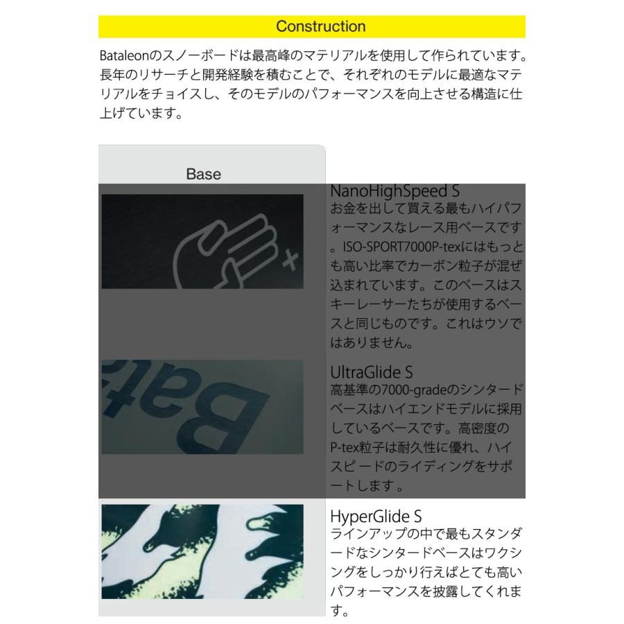 Bataleon スノーボード ブラック/ホワイト Bataleon スノーボード ブラック/ホワイト
